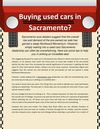 Buying used cars in Sacramento?