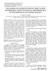 The Design of Cognitive Social Simulation Framework using Statistical Methodology in the Domain of Academic Science