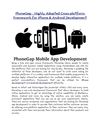 PhoneGap – Highly Adopted Cross-platform Framework for iPhone & Android Development
