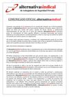 ALTERNATIVASINDICAL desmiente el cierre de su sindicato