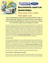 Sacramento used car dealerships: Stay away from water damaged cars