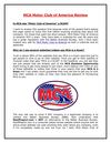MCA Motor Club of America Review