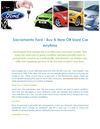 Sacramento Ford - Buy A New OR Used Car Anytime