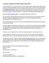 Locating A Board-Certified Sleep Specialist