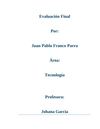 Evaluación final