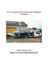 Car Transport Prices - Best Auto Transport Company