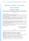 Arrêté du 10 mai 2013 listant les opérations de restructuration des unités de gendarmerie nationale ouvrant droit...