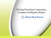 Whiting Petroleum Corporation, Company Intelligence Report