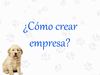 Como crear empresa pdf