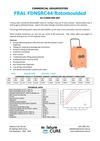 Fral FDNSRC44 Rotomoulded Spec Sheet