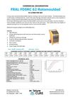 Fral FDSRC62 Rotomoulded Spec Sheet