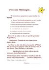 Diploma "Tens uma mensagem" 4º ano