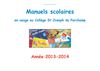 Manuels scolaires en usage au collège
